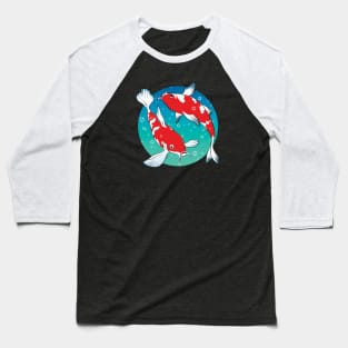 Japanese Koi Fish Baseball T-Shirt